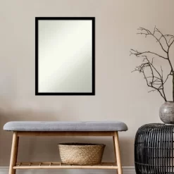 20" X 26" Non-Beveled Jet Black Wall Mirror - Amanti Art -Northlight Store GUEST 1a691258 d74e 4c03 aa0c f4131d20a680