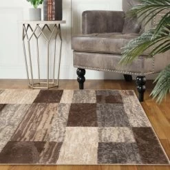 Modern Geometric Patchwork Indoor Area Rug Or Runner By Blue Nile Mills -Northlight Store GUEST 1a6a5ad8 713b 4381 b94e 09e3adc0cb5c