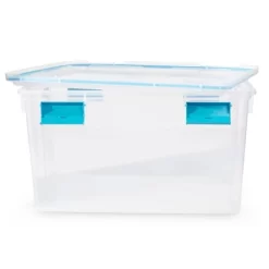 Sterilite 54 Quart Clear Plastic Stackable Storage Container Box Bin With Air Tight Gasket Seal Latching Lid Long Term Organizing Solution -Northlight Store GUEST 1a9cc49a bce9 453e a8d3 55c379d63cdb