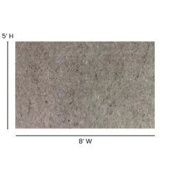 Flash Furniture Slide-Stop® Multi-Surface Reversible Non-Slip Cushion Rug Pad, 1/4" Thick, Floor Protection, For 4'x6' Area Rug, Gray 17 Flash Furniture Slide-Stop® Multi-Surface Reversible Non-Slip Cushion Rug Pad, 1/4" Thick, Floor Protection, For 4'x6' Area Rug, Gray -Northlight Store GUEST 1d1e8184 5522 41f6 aa94 bb24c5dced66