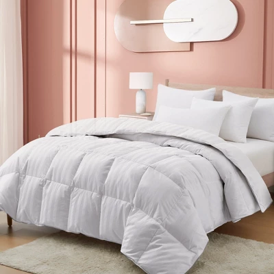 Peace Nest All-season 500 Thread Count Cotton White Goose Feather & Down Comforter Duvet Insert 4 Peace Nest All-season 500 Thread Count Cotton White Goose Feather & Down Comforter Duvet Insert - Image 2