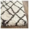Ivory/Charcoal Geometric Shag/Flokati Loomed Accent Rug - (3'x5') - Safavieh 2 Ivory/Charcoal Geometric Shag/Flokati Loomed Accent Rug - (3'x5') - Safavieh -Northlight Store GUEST 1e1ccba6 8cd6 41b9 8054 37f4b85b6e3a