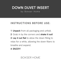 All Season Luxury White Duck Down Duvet Comforter Insert | BOKSER HOME -Northlight Store GUEST 1f5119f9 c036 4378 88cc f0b372542e9c