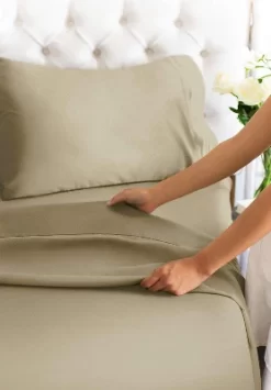 4 Piece 100% Cotton 400 Thread Count Sheet Set - CGK Linens -Northlight Store GUEST 20b0f1f6 7da2 453b 8acc 5de1f2cb6468