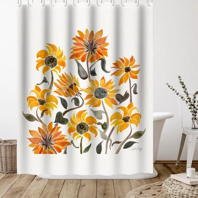 Americanflat 71" X 74" Shower Curtain Style 4 By Cat Coquillette - Available In Variety Of Styles 4 Americanflat 71" X 74" Shower Curtain Style 4 By Cat Coquillette - Available In Variety Of Styles - Image 2