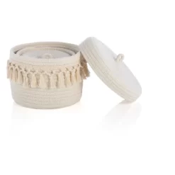 Assorted Set Of 3 Round Dharma Organizer Baskets - Off-White - Shiraleah -Northlight Store GUEST 23e7bf05 0ab0 410d 8515 3e934af14c9d