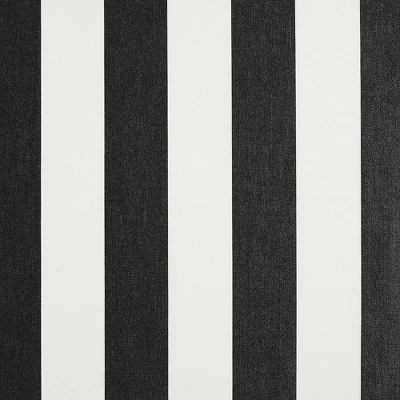 Sunbrella 2pk Cabana Classic Outdoor Throw Pillows Black/White 4 Sunbrella 2pk Cabana Classic Outdoor Throw Pillows Black/White - Image 2