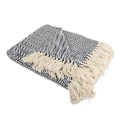 50"x60" Chevron Handloom Throw Blanket - Design Imports -Northlight Store GUEST 243e6575 a2d6 4593 8b1d 54785a6621fb