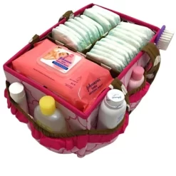 Bacati - Butterflies Pink/Choc Storage Caddy -Northlight Store GUEST 25a768f1 fd81 41e8 943e 63d2a4c3a5f5