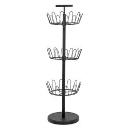 BirdRock Home Internet's Best 3-Tier Metal Shoe Tree (18 Pair) - Black Finish -Northlight Store GUEST 2613758a 385c 4a53 80b0 024c1a86fcc6