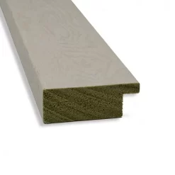 32" X 26" Non-Beveled Rustic Plank White Narrow Wall Mirror - Amanti Art