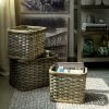 Park Hill Collection Woven Storage Basket -Northlight Store GUEST 26bc57f0 db1f 480a b514 85c51d766aaf