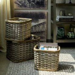 Park Hill Collection Woven Storage Basket