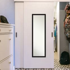 16" X 50" Avon Narrow Framed Full Length On The Door Mirror Black - Amanti Art 11 16" X 50" Avon Narrow Framed Full Length On The Door Mirror Black - Amanti Art -Northlight Store GUEST 27f76506 1a67 49fc 9859 ec03c7ca8fc1