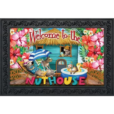 Summer Nuthouse Humor Doormat Humor Indoor Outdoor 30" X 18" Briarwood Lane 3 Summer Nuthouse Humor Doormat Humor Indoor Outdoor 30" X 18" Briarwood Lane
