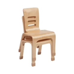 ECR4Kids Bentwood Chairs, Stackable School Chairs, Assembled, 2-Pack - Natural -Northlight Store GUEST 28db3ad1 9aa4 4a27 b9de ffbda3c663c4