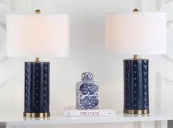 Roxanne Table Lamp (Set Of 2) - Navy - Safavieh -Northlight Store GUEST 2949ea67 0810 4459 93e7 01c218686e91