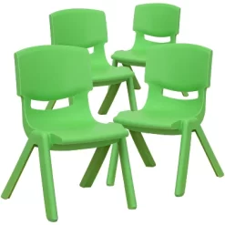 Flash Furniture 4 Pack Plastic Stackable School Chairs With 10.5" Seat Height -Northlight Store GUEST 29a08a31 6e94 4c7a a512 57fd68eebae0