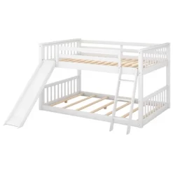 Wood Bunk Bed With Convertible Slide And Ladder-ModernLuxe 15 Wood Bunk Bed With Convertible Slide And Ladder-ModernLuxe -Northlight Store GUEST 2a271176 4bc6 4440 873a 11086befb226