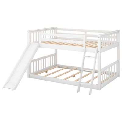 Wood Bunk Bed With Convertible Slide And Ladder-ModernLuxe 6 Wood Bunk Bed With Convertible Slide And Ladder-ModernLuxe - Image 4