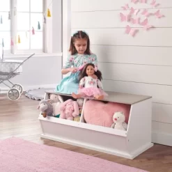 Badger Basket Two Bin Stackable Storage Cubby White/Gray Woodgrain 14 Badger Basket Two Bin Stackable Storage Cubby White/Gray Woodgrain -Northlight Store GUEST 2a61ba89 5b0c 4d8a a8f4 f718f1a9e022