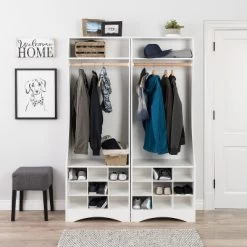 Narrow Wardrobe With Shoe Storage White - Prepac 11 Narrow Wardrobe With Shoe Storage White - Prepac -Northlight Store GUEST 2a78f366 08b4 4542 88cb adb34348d20b