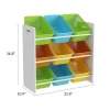 Year Color White Toy Cubes Storage Organizer For Kids, Classroom, Playroom, Daycare, Nursery With 9 Colorful Storage Bins 2 Year Color White Toy Cubes Storage Organizer For Kids, Classroom, Playroom, Daycare, Nursery With 9 Colorful Storage Bins -Northlight Store GUEST 2a899018 9c4b 40c0 8643 8054e9d2e684
