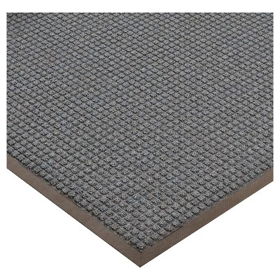 2'x3' Solid Dotted Doormat Blue/Black - HomeTrax 5 2'x3' Solid Dotted Doormat Blue/Black - HomeTrax - Image 3