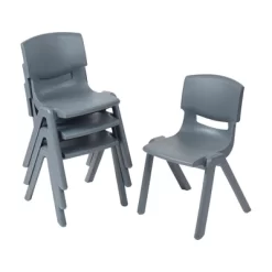 ECR4Kids Plastic School Stack Chair For Indoors And Outdoors, 14in Seat Height, 4-Pack -Northlight Store GUEST 2b90245f 6844 41d1 87cc 52ed8bc272d4