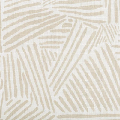 Babyletto Oat Stripe Muslin Mini Crib Sheet 7 Babyletto Oat Stripe Muslin Mini Crib Sheet - Image 5