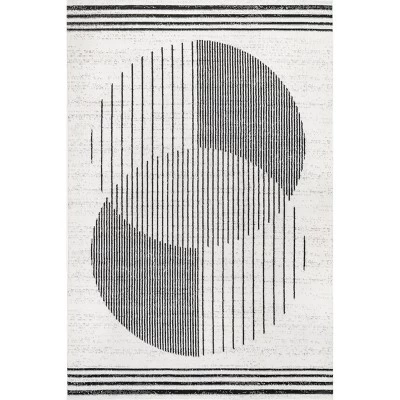 NuLOOM Blaire Contemporary Solar Eclipse Area Rug 12 NuLOOM Blaire Contemporary Solar Eclipse Area Rug - Image 10