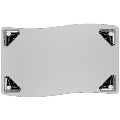 Flash Furniture 28"W X 47.5"L Rectangle Wave Flexible Collaborative Thermal Laminate Activity Table - Height Adjustable Short Legs -Northlight Store GUEST 2c5f6dc7 9cd8 4d61 86b8 3d83d594c392