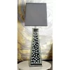 Contemporary Glass Mirrored Table Lamp Silver - Olivia & May -Northlight Store GUEST 2c87ca38 2944 4cfe a4b4 e6d1dfd70efe