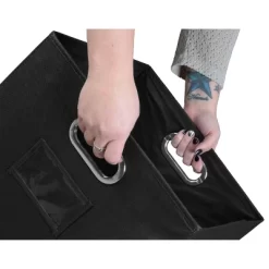 Niche Cubo 2pk Foldable Fabric Storage Bin With Label Holder Black 14 Niche Cubo 2pk Foldable Fabric Storage Bin With Label Holder Black -Northlight Store GUEST 2d20e668 2e81 4a0d bc54 db5101e10794