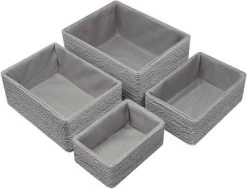 Sorbus Woven Storage Basket - 4-Piece Set -Northlight Store GUEST 2daff4f9 040d 488a b4c4 7a41d9b2bca2
