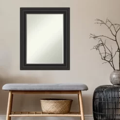 Amanti Art Shipwreck Black Petite Bevel Bathroom Wall Mirror 29.5 X 23.5 In. -Northlight Store GUEST 2de97356 e03a 4473 ad03 bb8759df50c5