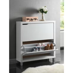 Simms Modern Shoe Cabinet - Baxton Studio -Northlight Store GUEST 2eddcbde e3f8 4853 9ce1 f2868fbcc521