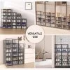 MPM Shoe Box 12pcs, Stackable Clear Plastic Shoe Organizer, Shoe Rack, Sneaker Storage Box With Lid, For Men And Women S -Northlight Store GUEST 2ee4813b 454b 48de 9e27 df7db8c4cd4b