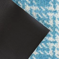 2'x3' ColorStar Hook Knit Door Mat Teal - Bungalow Flooring -Northlight Store GUEST 2f92835c de24 4299 a3c3 e03ba90773db