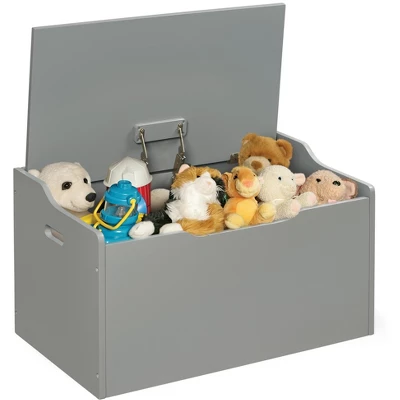 Bench Top Toy Box - Gray 3 Bench Top Toy Box - Gray