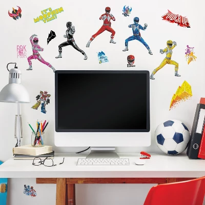 Power Rangers Peel And Stick Wall Decals - RoomMates 4 Power Rangers Peel And Stick Wall Decals - RoomMates - Image 2