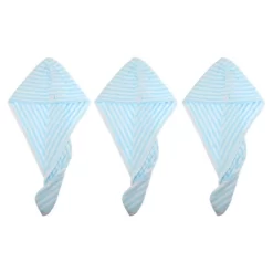 Unique Bargains Soft Hair Towel Wrap Drying Cap Microfiber For Wet Long Hair 9.84x25.59 Inch 3 Pcs -Northlight Store GUEST 2fe18e97 f2b4 4eeb b39b 2fa3cf69e26b