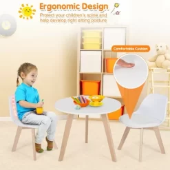 Costway Kids Table & 2 Chairs Set Modern Activity Play Table W/Beech Leg Cushion 15 Costway Kids Table & 2 Chairs Set Modern Activity Play Table W/Beech Leg Cushion -Northlight Store GUEST 3067dac9 eda7 48cc a4ef 6f1deba5354b