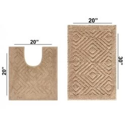 Trier Collection Ultra Soft Cotton & Polyester Bath Rug - Better Trends -Northlight Store GUEST 307abf90 01a4 48c7 999e 83708258c3cc