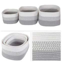 Home-Complete 3pc Storage Basket Set -Northlight Store GUEST 32168081 02eb 4ee7 a37b ffa60c5b567f