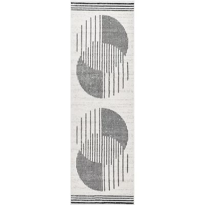 NuLOOM Blaire Contemporary Solar Eclipse Area Rug 11 NuLOOM Blaire Contemporary Solar Eclipse Area Rug - Image 9