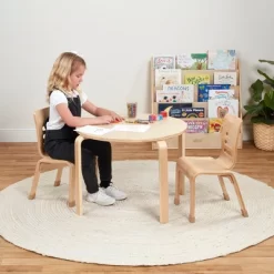 ECR4Kids Bentwood Chairs, Stackable School Chairs, Assembled, 2-Pack - Natural -Northlight Store GUEST 32899e93 2890 411f 9a5c 6f9930de0c5b