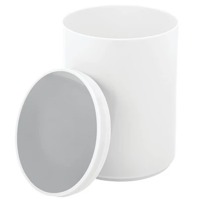 MDesign Round Swing Trash Can Garbage Bin 7 MDesign Round Swing Trash Can Garbage Bin - Image 5