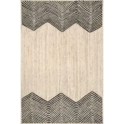 NuLOOM Priscilla Braided Jute Abstract Chevron Area Rug -Northlight Store GUEST 33901b77 65c3 4510 a513 1f6c9764b9c2