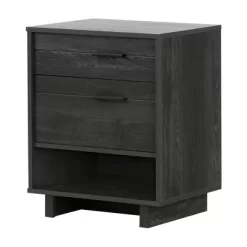 Fynn Nightstand With Cord Catcher - South Shore -Northlight Store GUEST 33ec540f b990 476e 8fe3 037d8f029c36